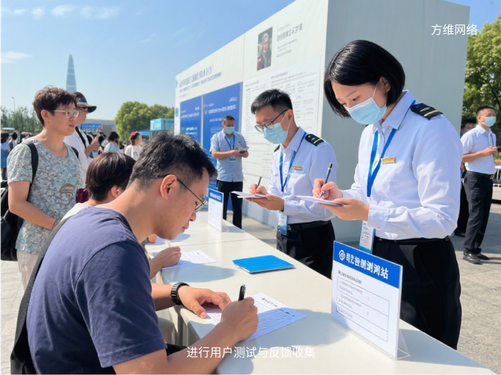 進(jin)行用(yong)戶(hu)測(ce)試與反饋收集(ji)